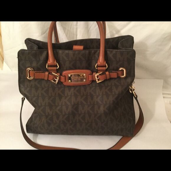 Michael Kors Hamilton PVC Signature Large NS Tote - Picture 1 of 8